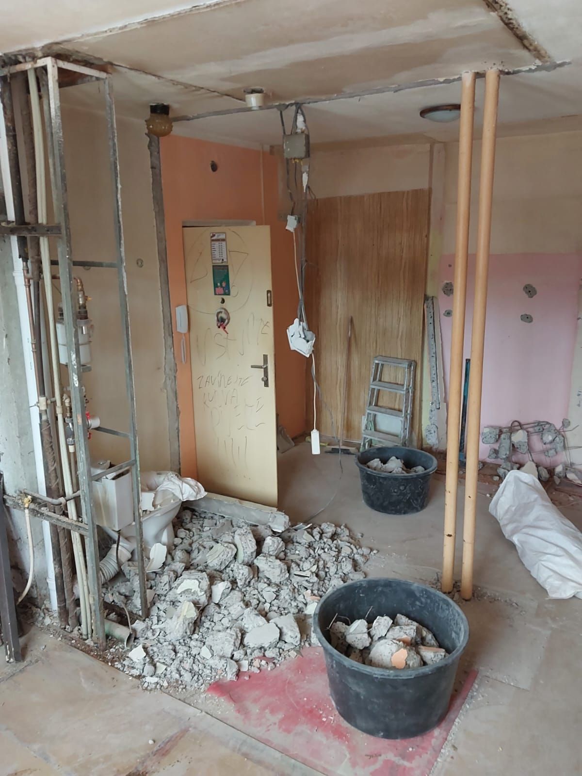 Bourací práce – fáze 1